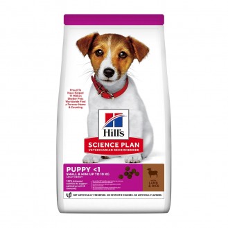 Hill's Science Plan Small & Mini Puppy Dry Dog Food with Lamb&Rice 3kg
