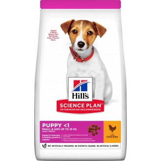 Hill's Science Plan Small & Mini Puppy Dry Food with chicken 1.5kg