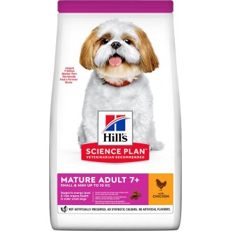 Hill's Science Plan Small&Mini Mature Adult 7+ Dry Food with Chicken 300gr
