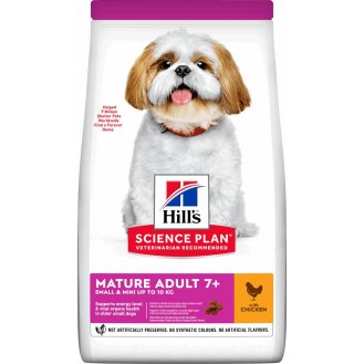 Hill's Science Plan Small&Mini Mature Adult 7+ Dry Food with Chicken 1.5kg