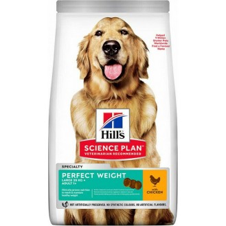 Hill's Science Plan Perfect Weight Large Breed Adult Dog Dry Food with Chicken 12kg