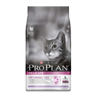Purina Pro Plan Delicate Optirenal Dry Food for Adult Cats with Turkey 3kg