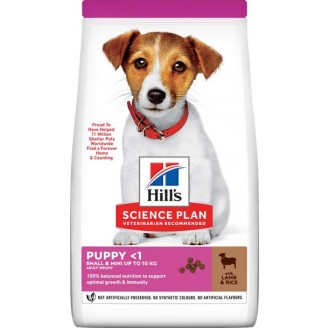 Hill's Science Plan Small&Mini Puppy Dog Dry Food with lamb&Rice 6kg 