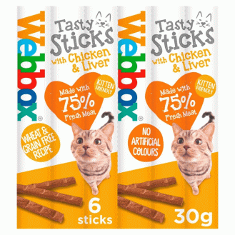 Webbox Chicken&Liver 6sticks 30gr