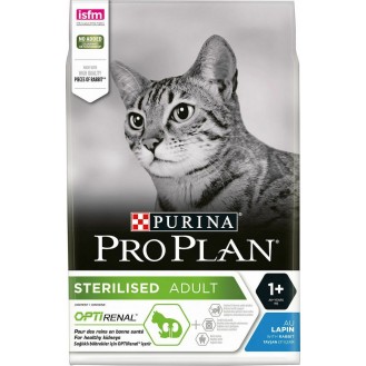 ProPlan Sterilized Adult Cat Food with Rabbit 3kg