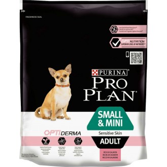 Purina Pro Plan OptiDerma Small & Mini Adult 0.7kg Dry Food for Small Breed Adult Dogs with Salmon