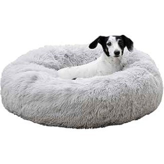 Fluffy Bed 76x19cm Light Grey