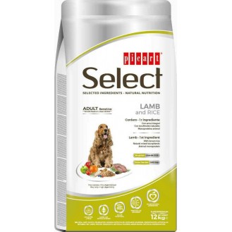 Picart Select Adult Sensitive 12kg Dry Food for Adult Dogs with Lamb / Rice