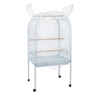 A02 Parrot Cage White