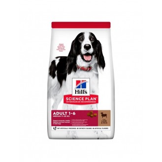 Hill's Science Plan Medium Adult Dog Dry Food with Lamb and Rice 14kg
