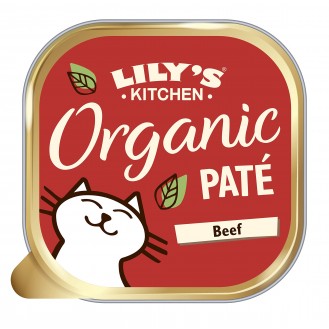 Lily's Kitchen Organic Pate Beef 85gr