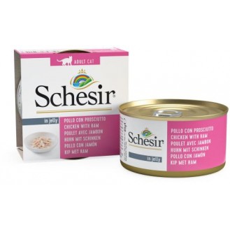 Schesir Adult Cat Chicken with Ham 85gr