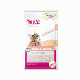 Tuna & Salmon Creamy Treat 70gr, 14gx5 Truly