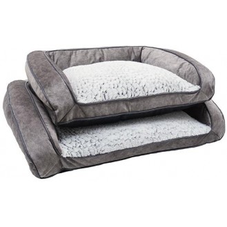 Luxury Fleece Lined Plush Sofa L