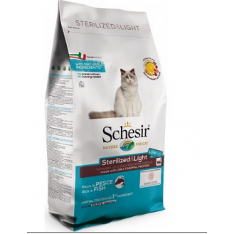 Schesir Adult Sterilised&Light dry cat food with Fish 1.5kg