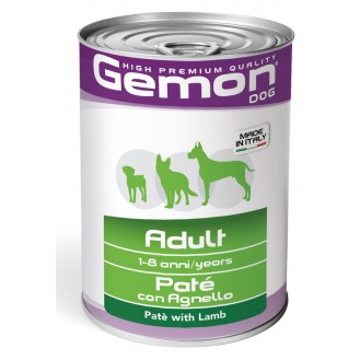 Gemon Pate with Lamb 400gr For Adult All Breeds Dogs