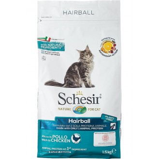 Schesir Adult Cat dry food Hairball with chicken 1.5kg