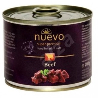 Nuevo Adult Cat with beef 200gr