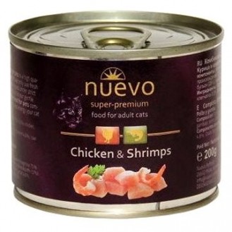 Nuevo Adult Cat with Shrimp & Chicken 200gr 