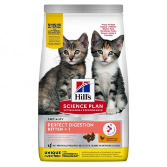 Hill's Kitten Perfect Digestion Chicken&Brown Rice 1.5kg