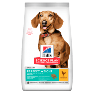 Hill's Science Plan Perfect Weight Small & Mini Adult Dry Dog Food with Chicken 6kg