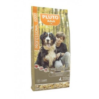 Pluto Adult Dog Food with chicken,beef, turkey 20kg 