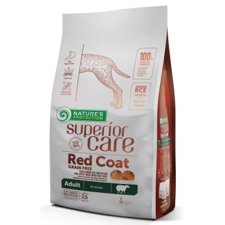 Nature's Protection Superior Care Red Coat Adult dogs with Lamb 4kg