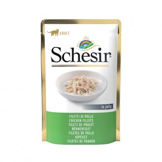 Schesir Adult Cat with Chicken Fillets in jelly 85gr