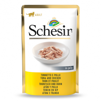 Schesir Adult Cat Tuna and Chicken in jelly 85gr