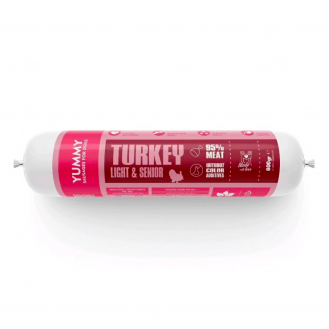 Yummy Sausage Turkey Light&Senior 800gr